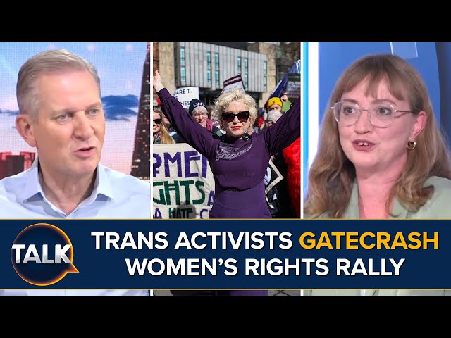 “Destroying Women’s Rights!” Trans Activists Gatecrash Kellie-Jay Keen Rally