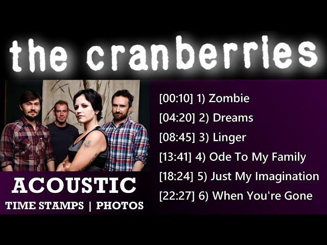 The Cranberries Acoustic Hits | Zombie, Linger, Ode To My Family