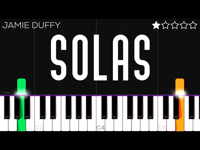 Jamie Duffy - Solas | EASY Piano Tutorial