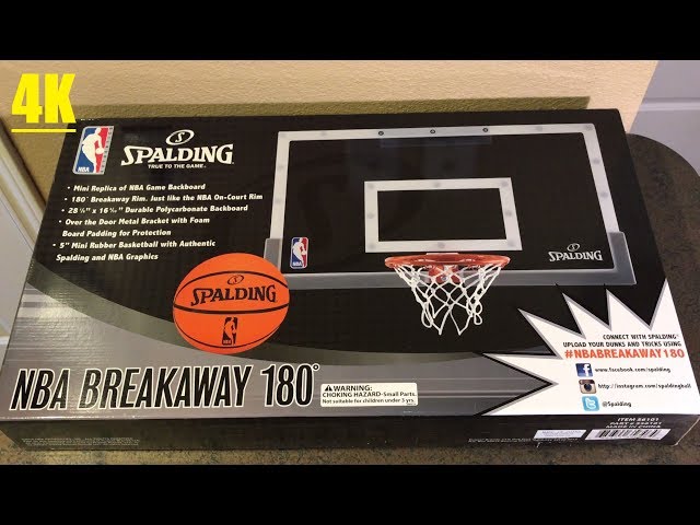 Spalding NBA Breakaway 180 Basketball Hoop Unboxing