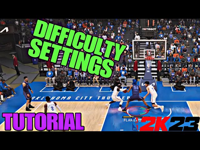 How To Change Difficulty In NBA 2K23 Mycareer