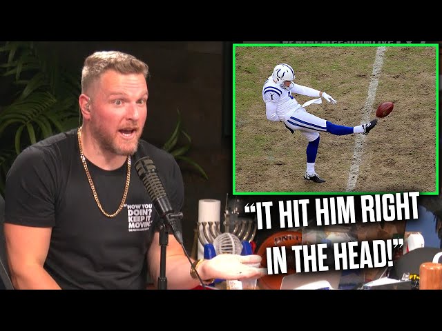 Pat McAfee Almost Killed A Guy With A Kick During An NFL Game