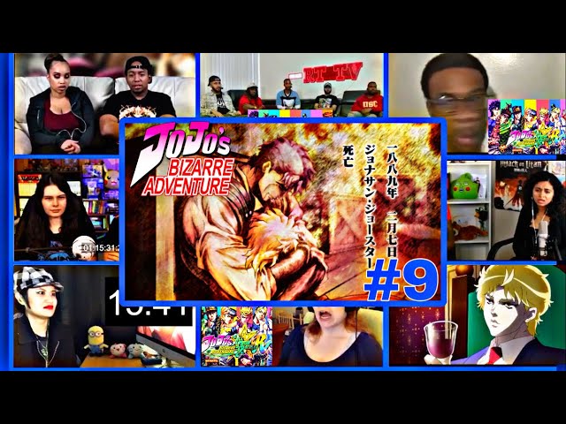 JoJo’s Bizarre Adventure Episode 9 Reaction Mashup