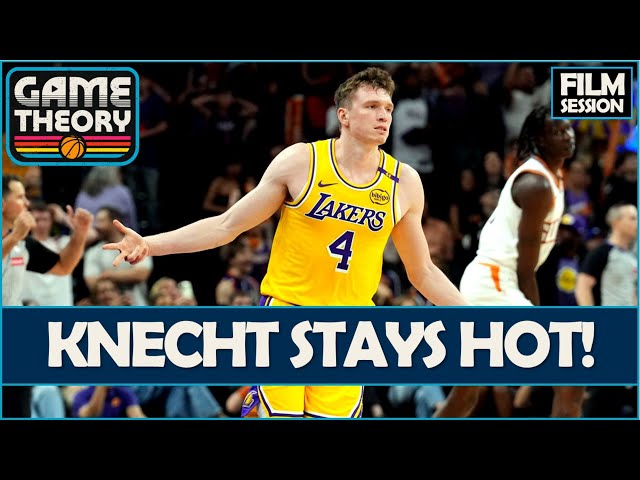 Dalton Knecht SCORES 18 POINTS IN THREE MINUTES | Film Breakdown on how the Lakers rookie got loose