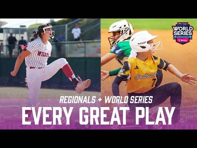 EVERY GREAT PLAY from Regionals to Little League Softball World Series (2024)