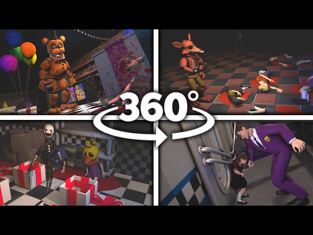 360°| FNAF 2 Minigame Compilation!! - Five Nights at Freddy's