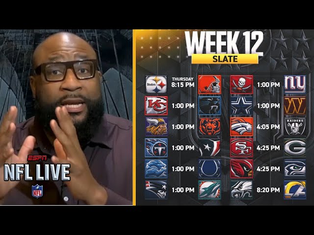 FULL NFL LIVE | ESPN bold predictions for NFL Week 12: Eagles over Rams? - Steelers over Browns?