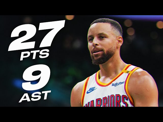 Stephen Curry GOES TO WORK in The 2022 NBA Finals Rematch! 😤| November 6, 2024