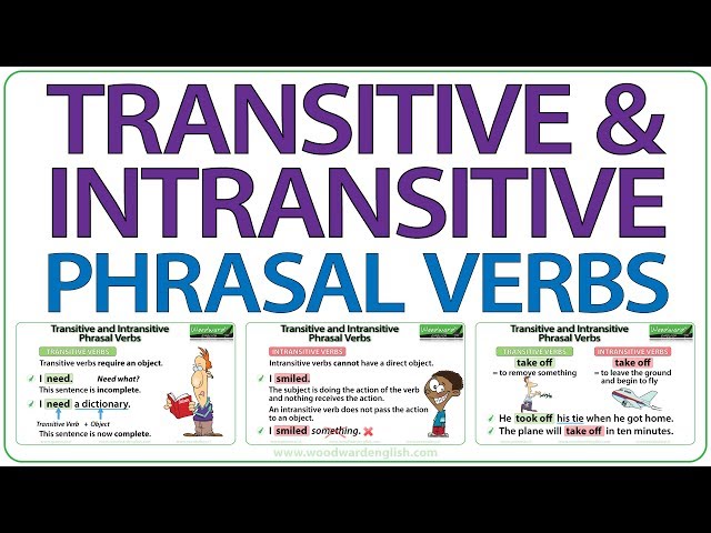 Transitive and Intransitive Phrasal Verbs in English | Learn Advanced English Grammar