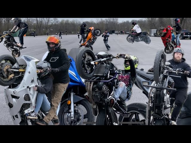 Spring Thaw 2k24 motorcycle show with stunts