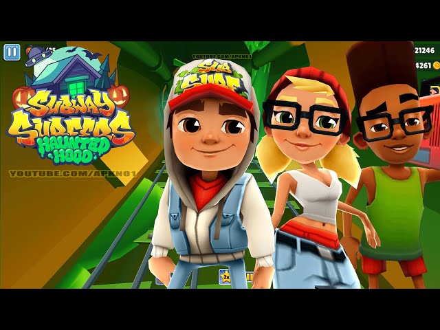 SUBWAY SURFERS GAMEPLAY PC HD 2024 - HALLOWEEN - JAKE+TRICKY+FRESH