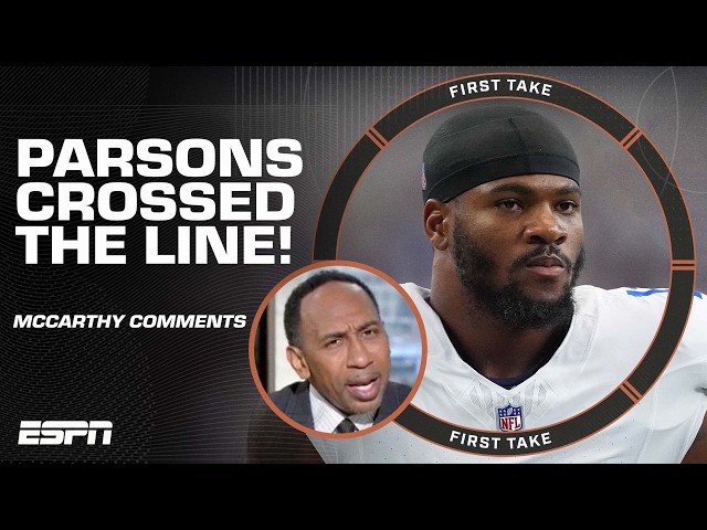 Stephen A. SUSPECTS Micah Parsons' comments about Mike McCarthy is something bigger 👀 | First Take