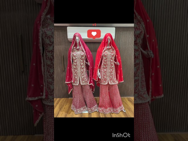 Red ♥️ Special Bridal Zarkan👗 Collection #shorts