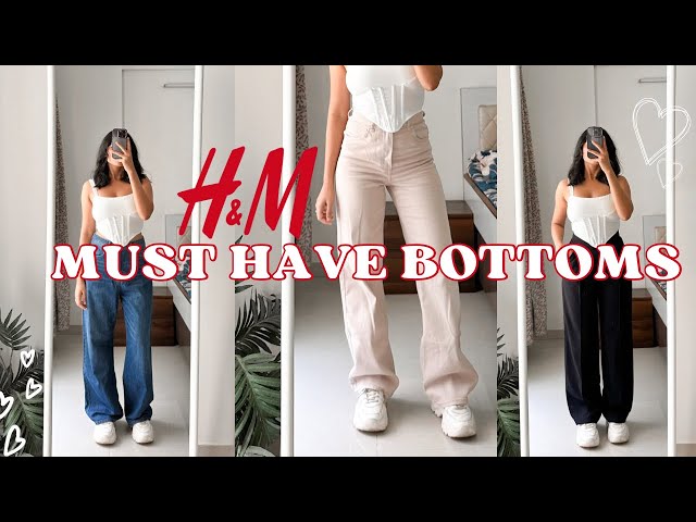 H&M Must Have Bottom wear | Jeans | trousers | Cargo Pants & more | Dharti Singh