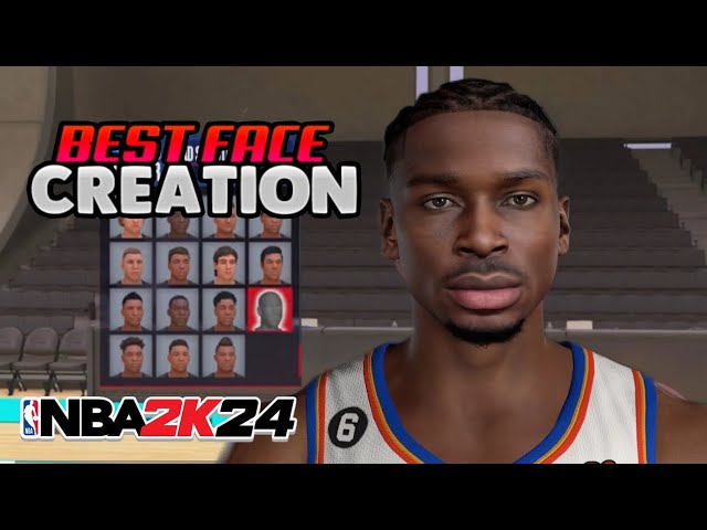 BEST SHAI GILGEOUS-ALEXANDER NBA 2K24 FACE CREATION TUTORIAL! SGA