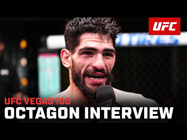 Gaston Bolaños Octagon Interview | UFC Vegas 100