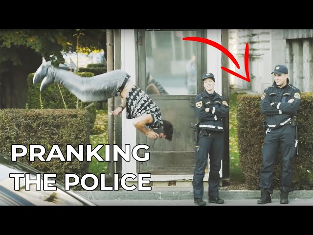 Backflip PRANK! Random People Reactions