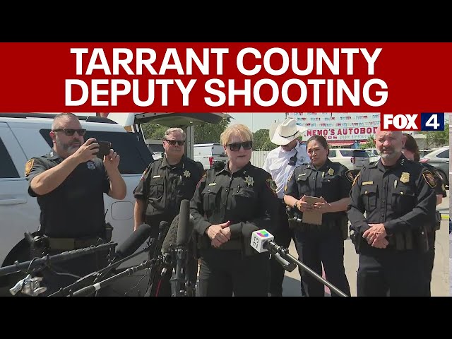 Tarrant County deputy shot: FULL NEWS CONFERENCE