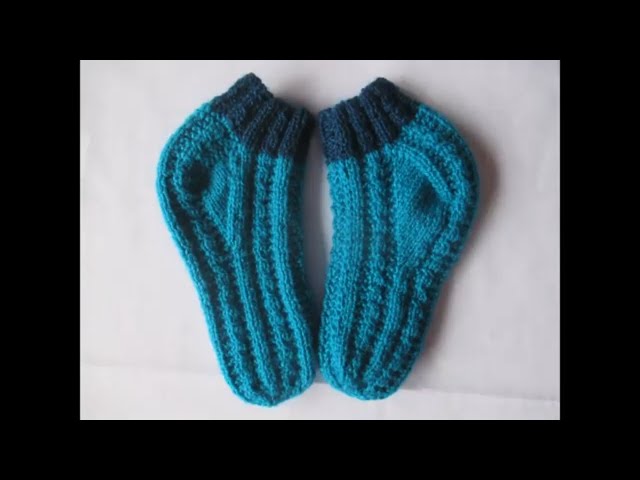 How to knit warm socks using two straight needles [Full Episode] | More Than Knitter