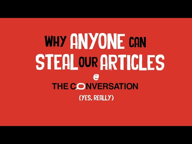 Why anyone can steal our articles thanks to Creative Commons