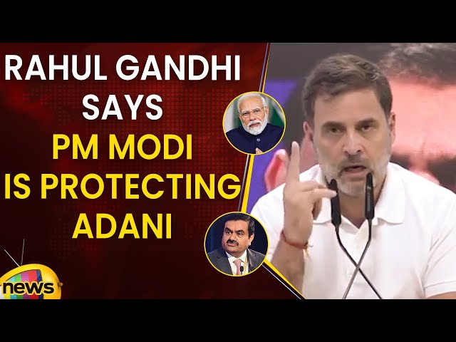 Rahul Gandhi Says PM Modi is Protecting Adani | Congress Vs BJP | Political News | Mango News