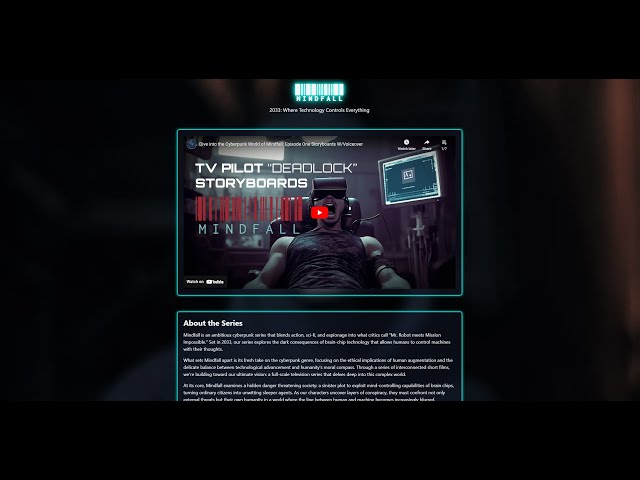 Discover Our New Cyberpunk Film Website Built with AI