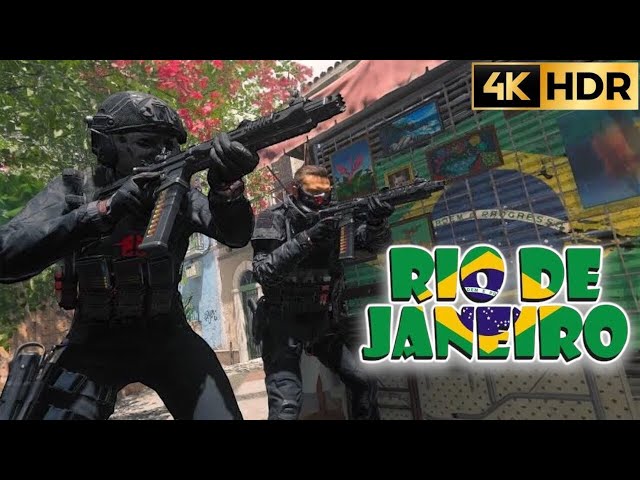 Operation Rio De Janeiro | Realistic Immersive Ultra Graphics Gameplay [4K 60FPS UHD] Call of Duty