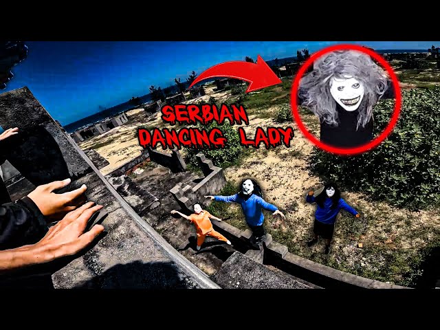 PARKOUR POV vs SERBIAN DANCING LADY  REAL LIFE !