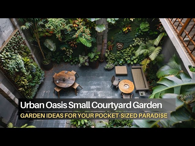 Urban Oasis Small Courtyard Garden Ideas for Your Pocket Sized Paradise