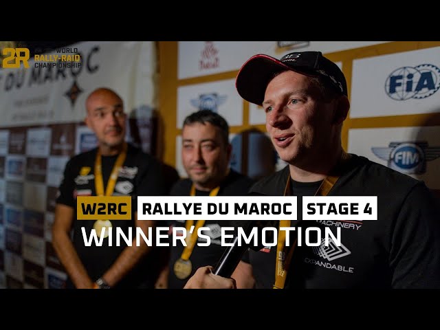 Winner's Emotion - Stage 4 - Rallye du Maroc 2023 #W2RC