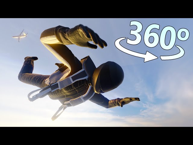 Skydiving From 5000 METERS Experience in 360° VR/4K