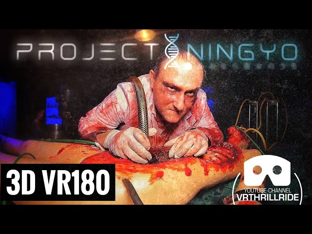 PROJECT NINGYO 3D VR180 Horror - Movie Park Halloween Horror Festival Haunted House #horrorstory