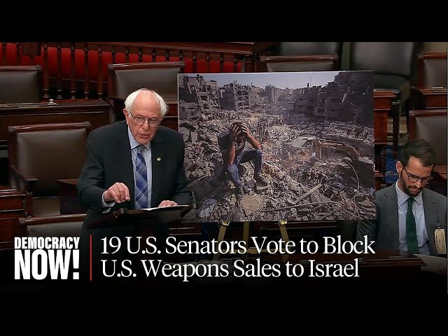 19 U.S. Senators Back Bernie Sanders's Bills to Block Arms Sales to Israel