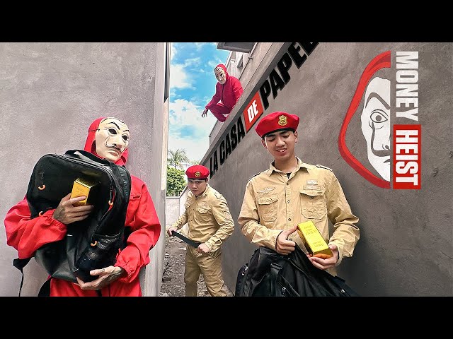 Parkour MONEY HEIST Season 3 l Escape From INDIAN POLICE Chase in REAL LIFE (Epic Parkour POV Chase)