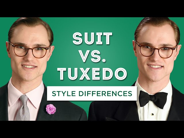 Suit vs. Tuxedo: Style Differences Explained