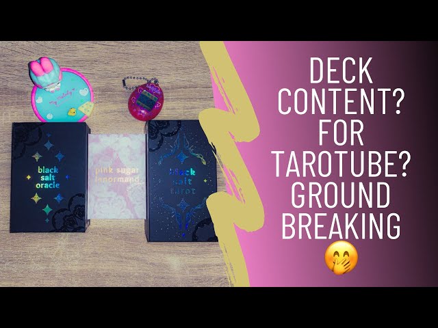 First Impressions: Black Salt Oracle, Pink Sugar Lenormand, Black Salt Tarot