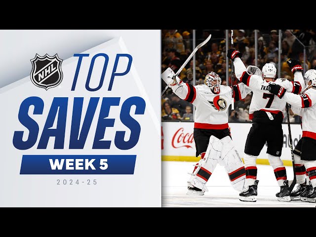 NHL Top Saves of the Week | 2024-25 | Week 5