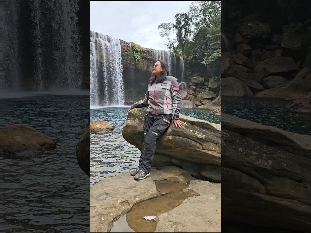 Krangsuri waterfall 😍 #travel #meghalaya #love #youtubeshorts #viral #shorts @HighlightReelSports