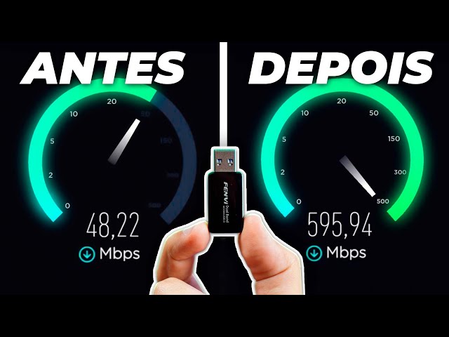 TURBINEI O WIFI DO PC COM ESSE ADAPTADOR USB BARATO (Fenvi AC1300)