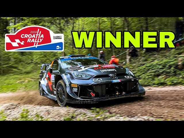 SEBASTIEN OGIER WINNER WRC CROATIA RALLY 2024 | FINAL DAY HIGHLIGHTS