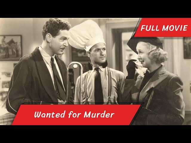 Wanted for Murder | English Full Movie | Crime Drama Thriller