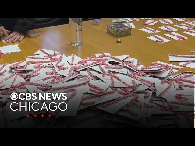 Grab a candy cane from CBS News Chicago at this week's tree lighting