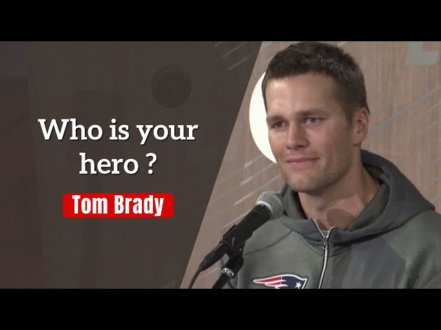 Emotional Moment When Tom Brady Tears Up After a Kid's Question...