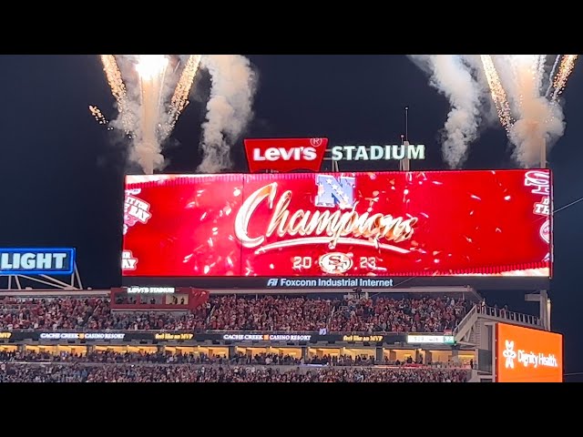 Lions @ 49ers NFC CHAMPIONSHIP 2024 | Postgame NFC Trophy Presentation