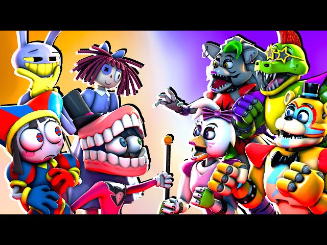 FNAF Security Breach vs The Amazing Digital Circus animation