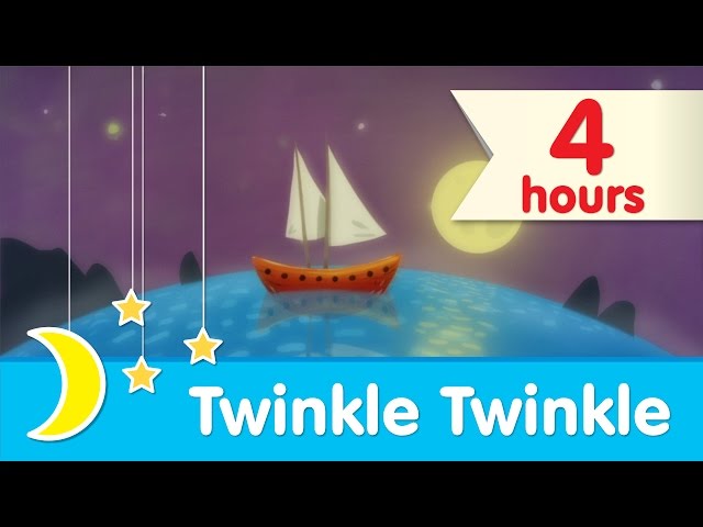 💤 4 HOURS 💤  | Twinkle Twinkle Little Star Piano Lullaby to Help Babies Sleep | Super Simple Songs