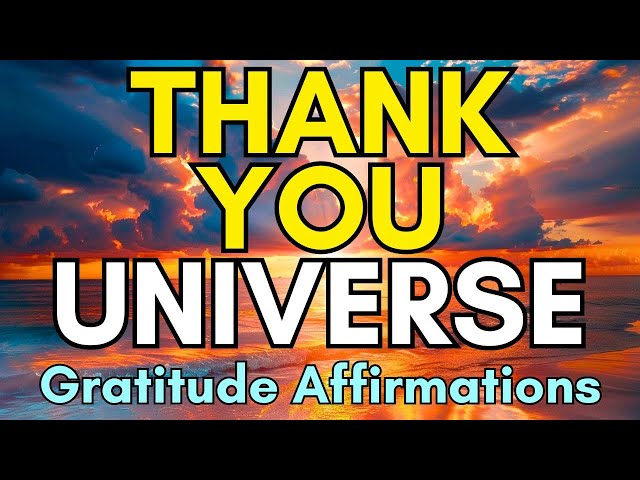 Thank You Affirmations | Morning Gratitude Affirmations to Attract Positivity and Abundance