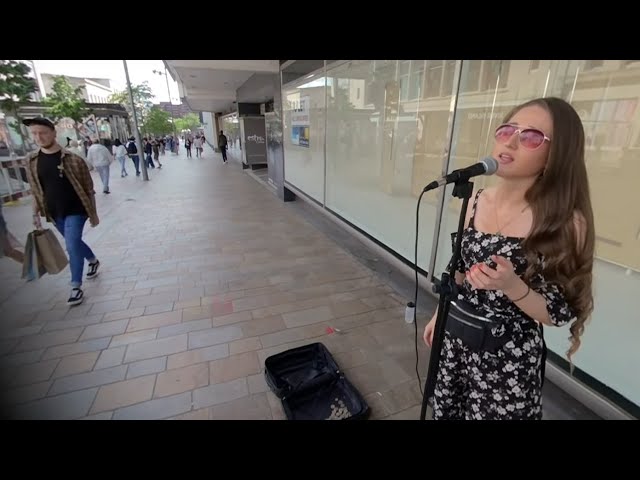 VR180° More of Lucy Starr busking in Sheffield