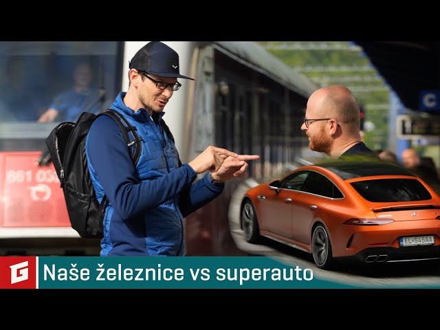 Mercedes-AMG GT 63 S E PERFORMANCE vs VLAK ŽSR - GARÁŽ.TV