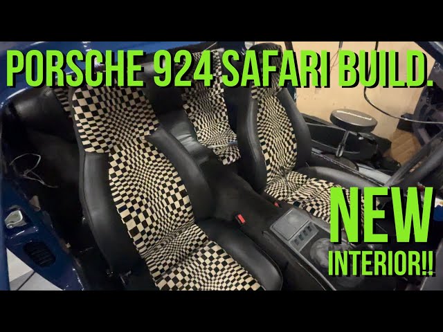 Building a Porsche 924 Safari: New seats and carpet colouring! #pascha #newinterior #Porschesafari